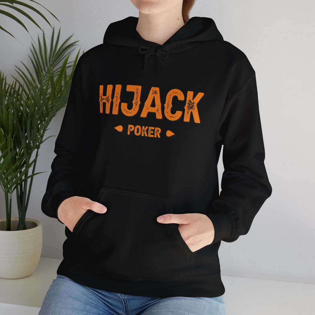 Hijack Orange Logo Unisex Heavy Blend™ Hooded Sweatshirt