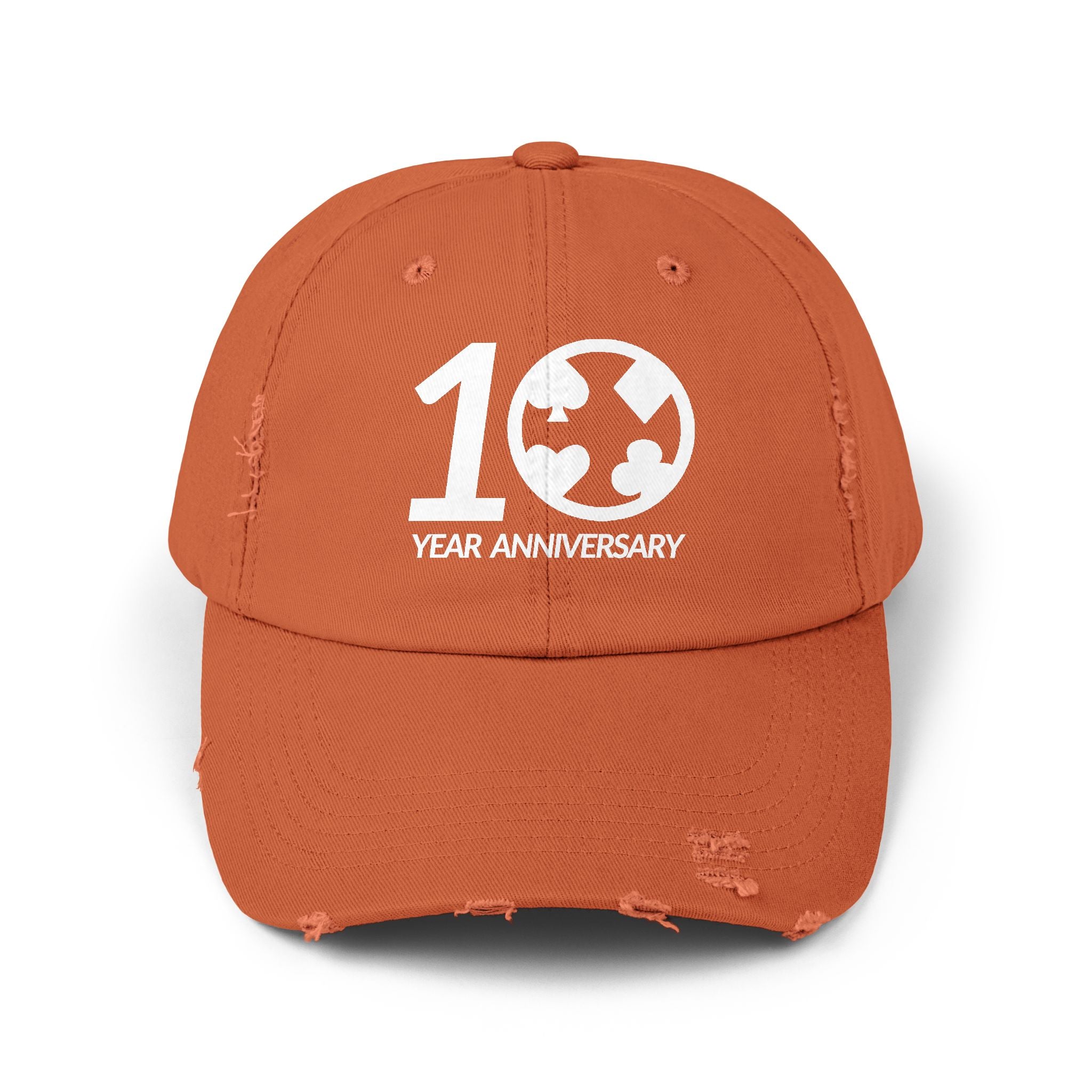 TCH 10 Year Anniversary Unisex Distressed Cap