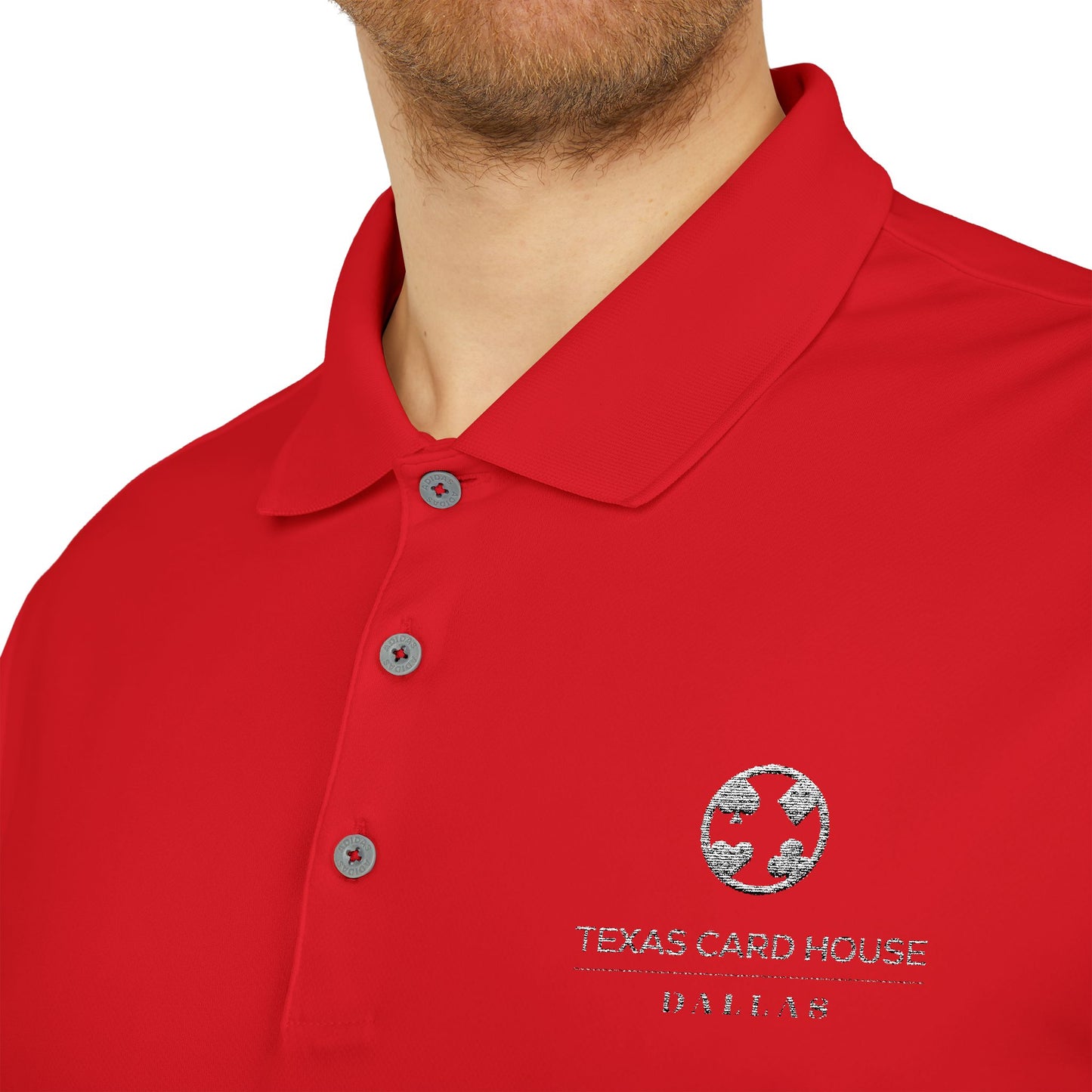 Texas Card House Dallas Adidas Unisex Performance Polo