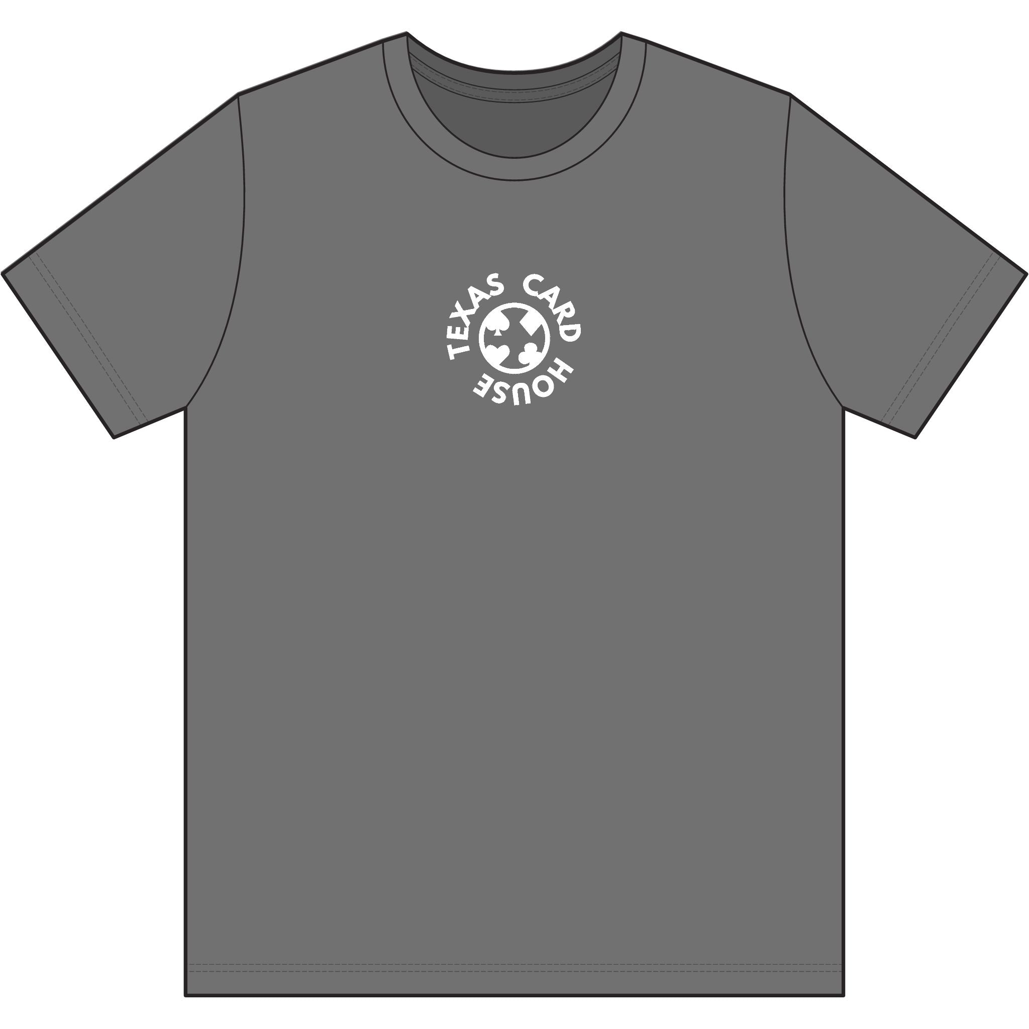 Round Chip Tee — Tri-Blend Poker T‑Shirt