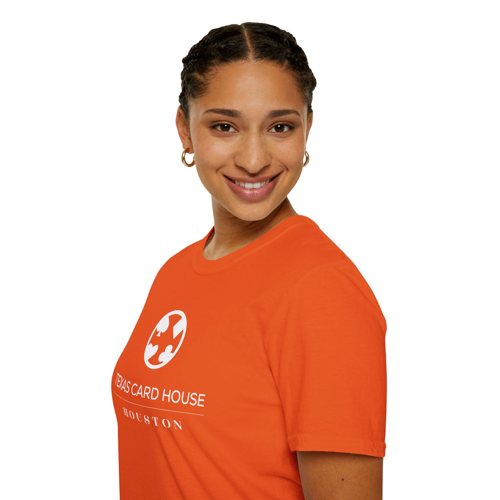 Texas Card House Houston Unisex Softstyle T-Shirt