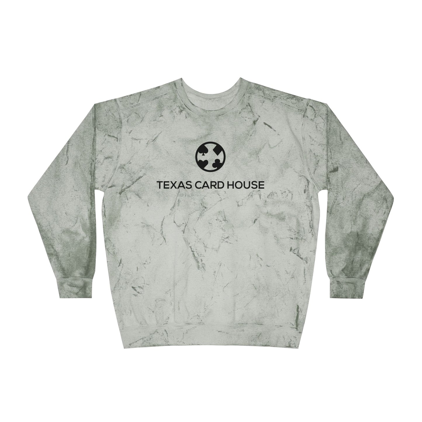 Texas Card House Premium Color Blast Crewneck Sweatshirt