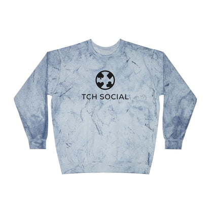 TCH Social Premium Color Blast Crewneck Sweatshirt