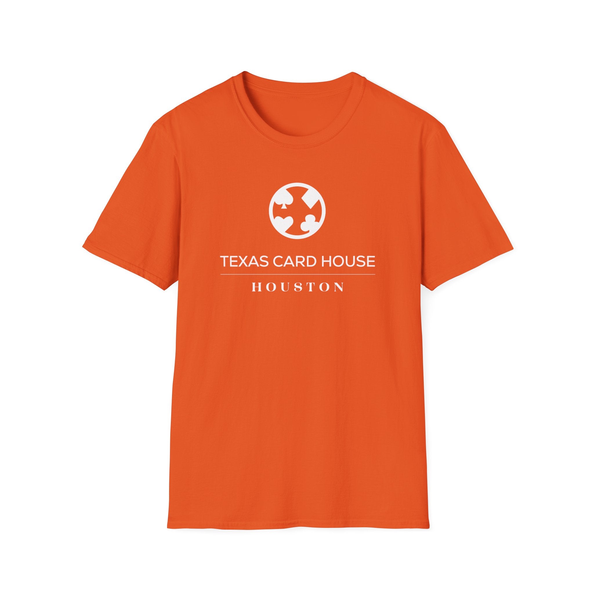 Texas Card House Houston Unisex Softstyle T-Shirt