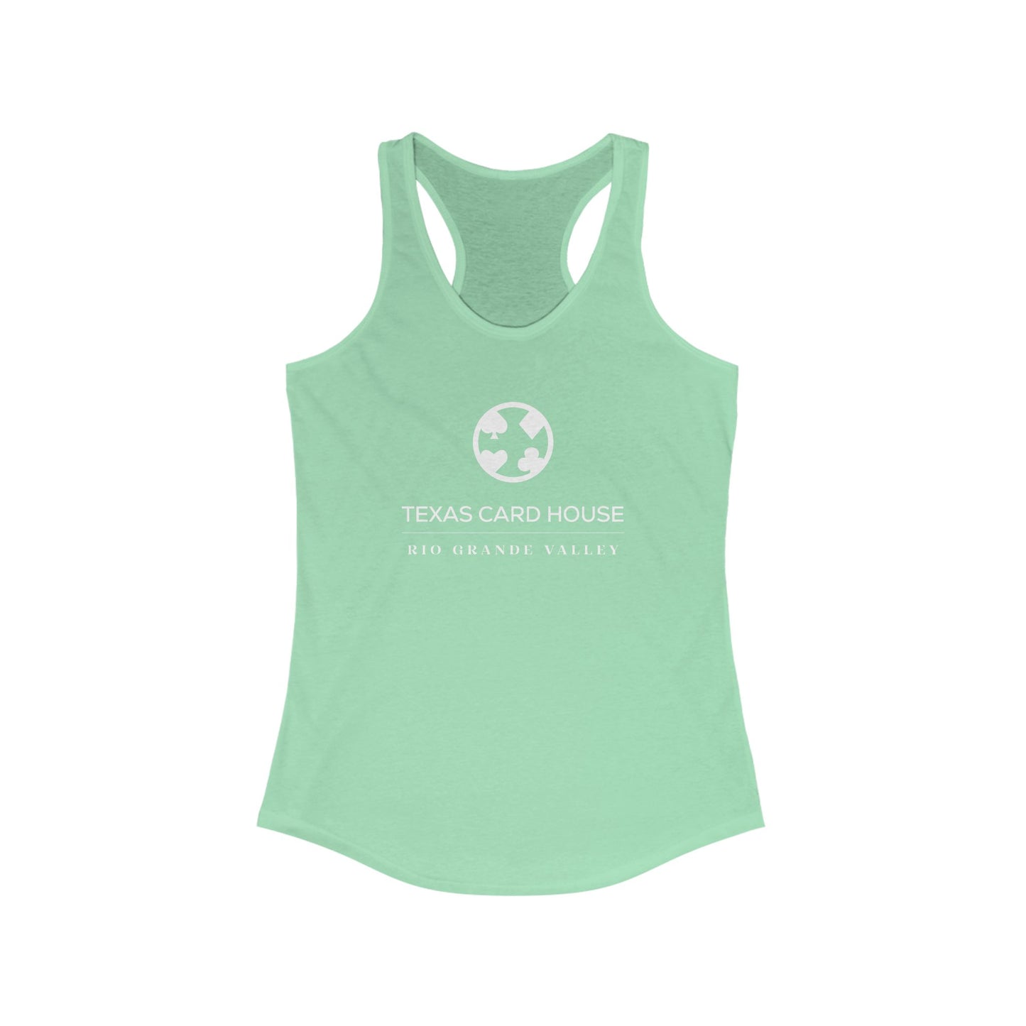 Texas Card House Rio Grande Valley Women's Ideal Racerback Tank