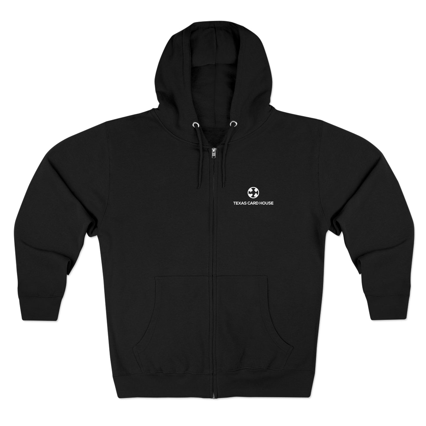 Texas Card House Unisex Zip Hoodie