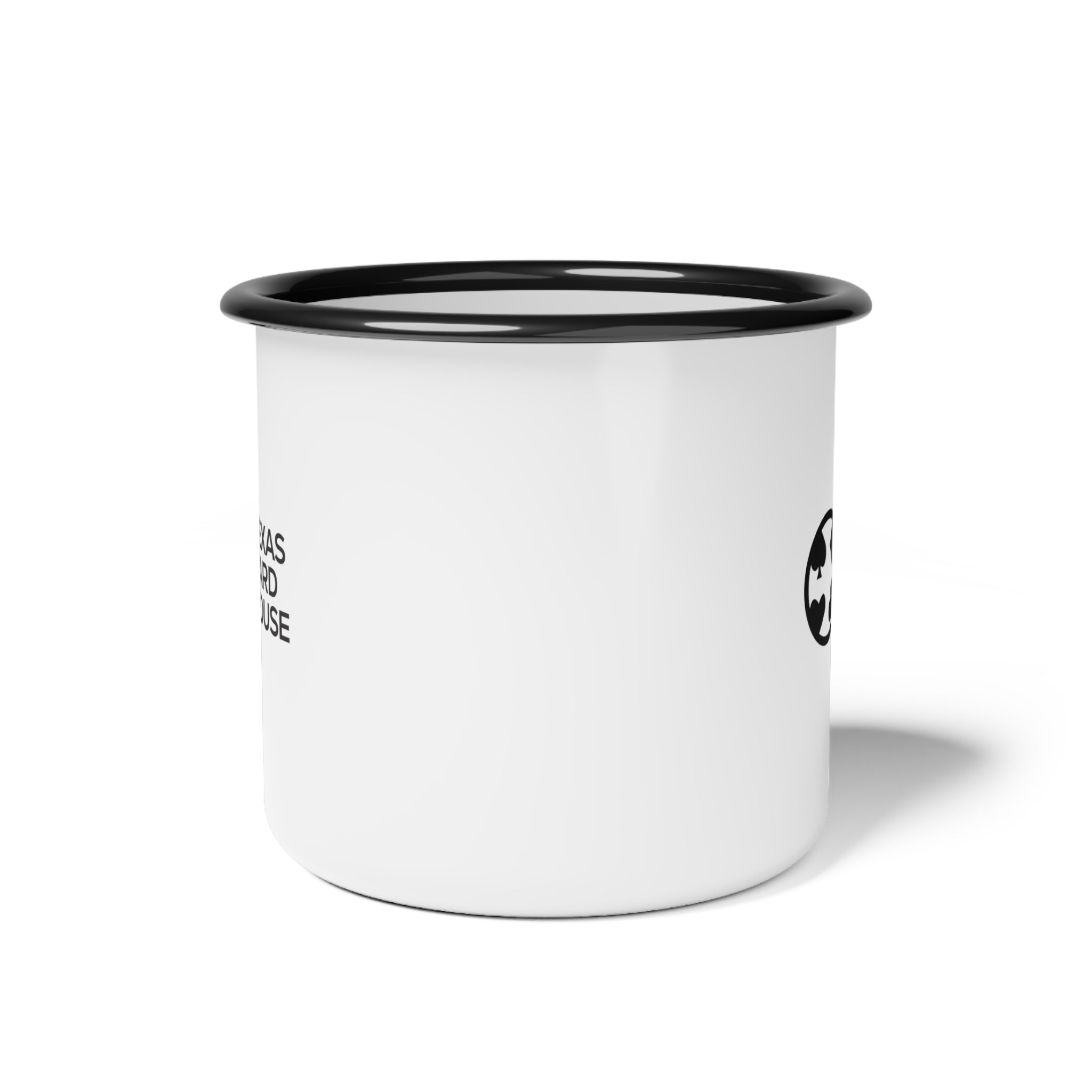 Texas Card House - Enamel Camp Cup