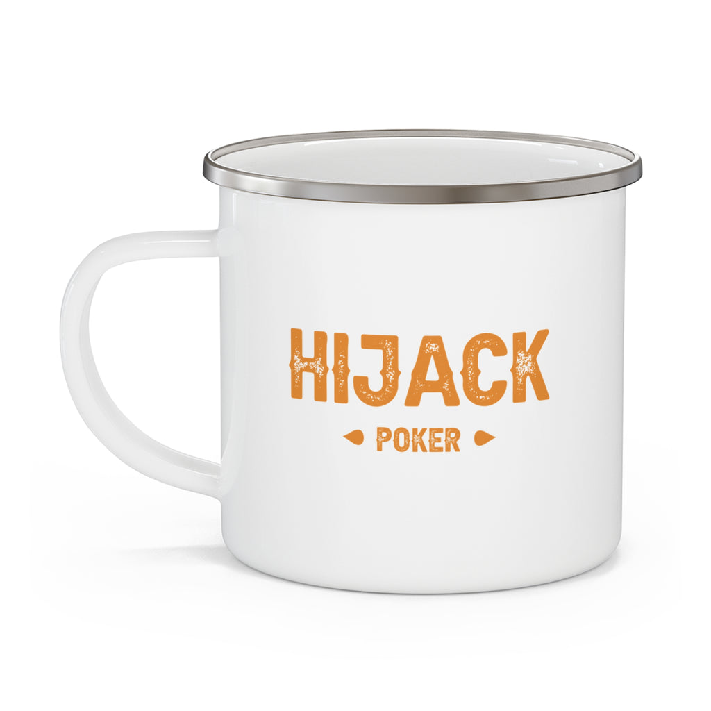 HIJACK Poker - Enamel Camping Mug