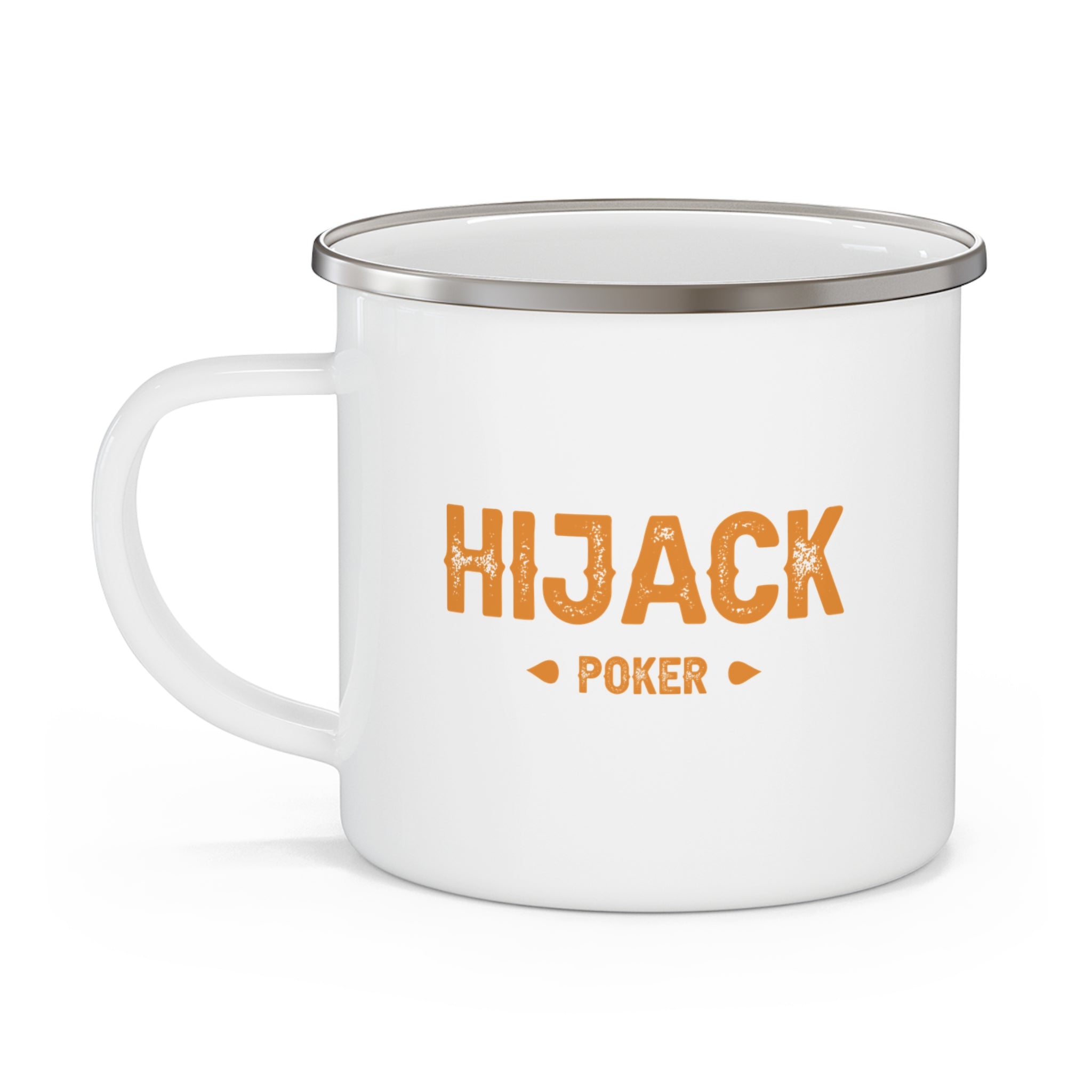 HIJACK Poker - Enamel Camping Mug