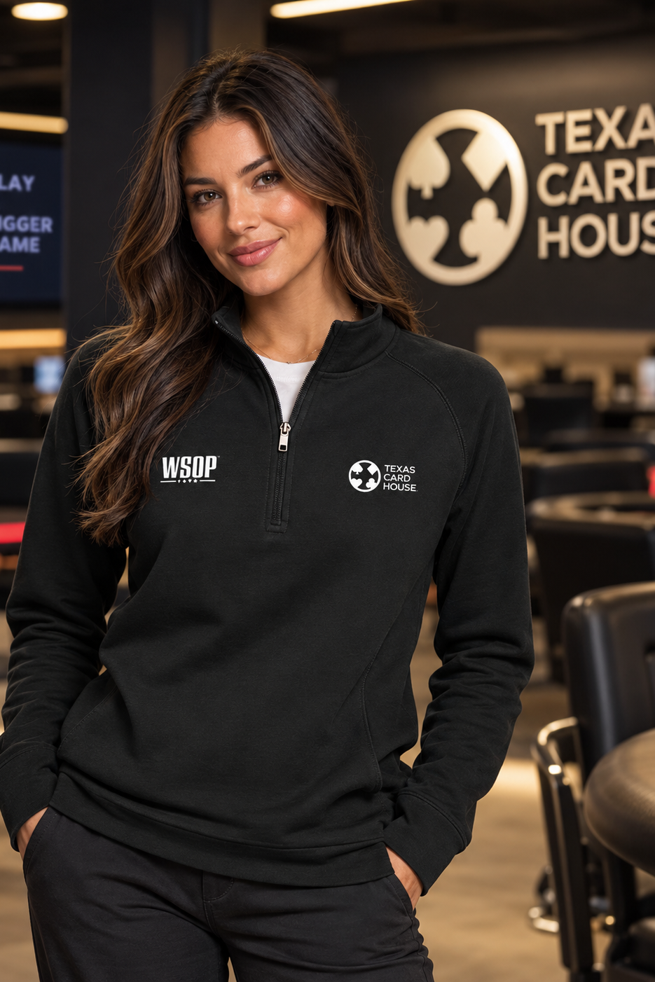 WSOP × Texas Card House Quarter-Zip Pullover