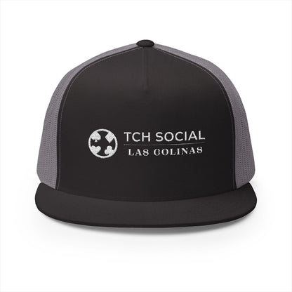 TCH Social Las Colinas 5 Panel Trucker Cap (Embroidery)