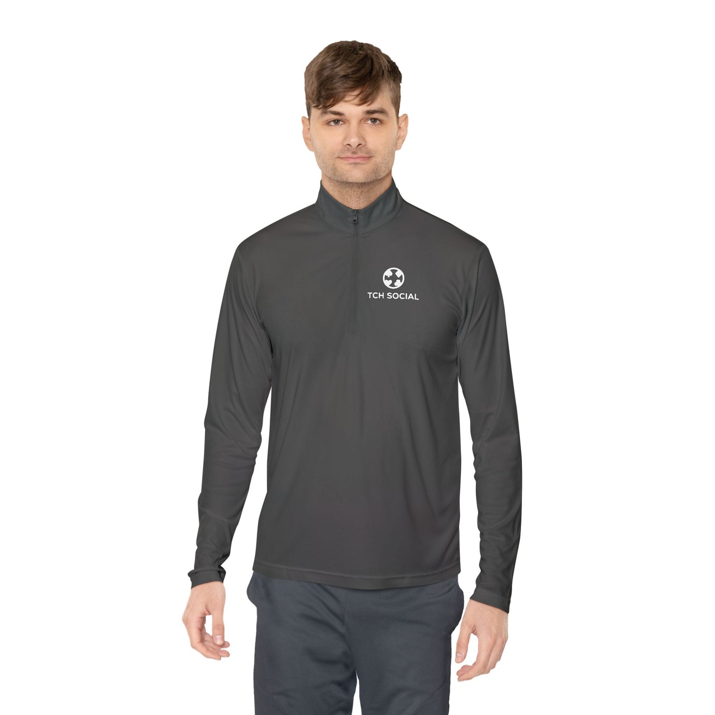 TCH Social Unisex Quarter-Zip Pullover