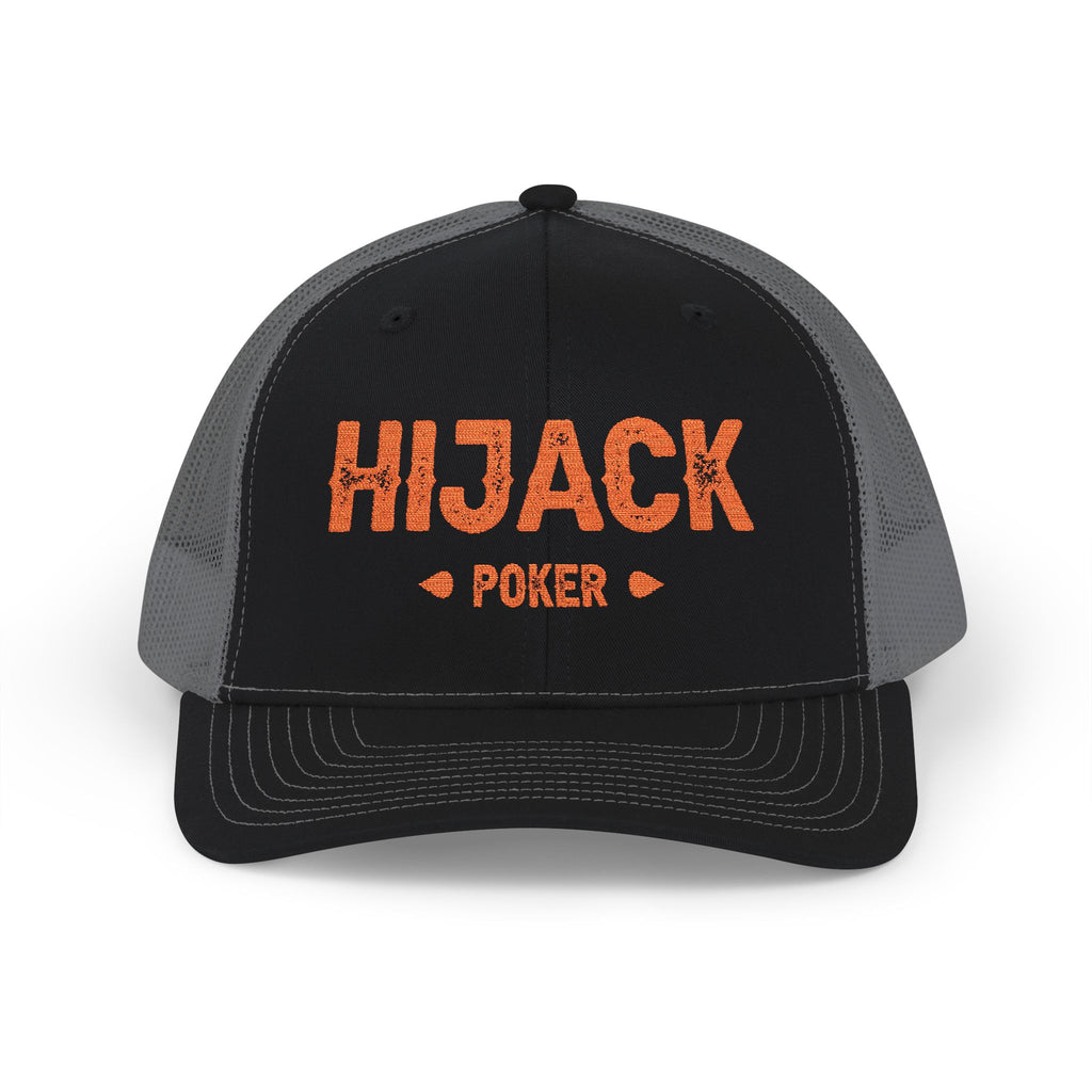 HIJACK Poker - Snapback Trucker Cap (Embroidery)