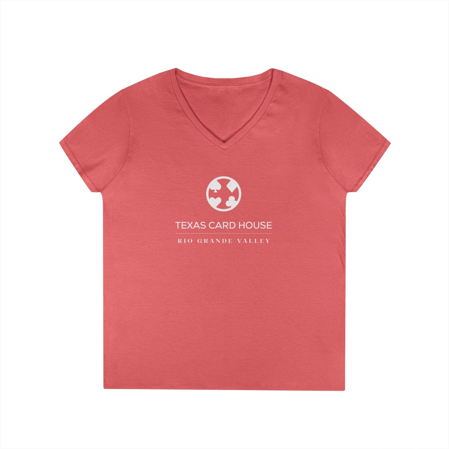 Texas Card House Rio Grande Valley Ladies' V-Neck T-Shirt