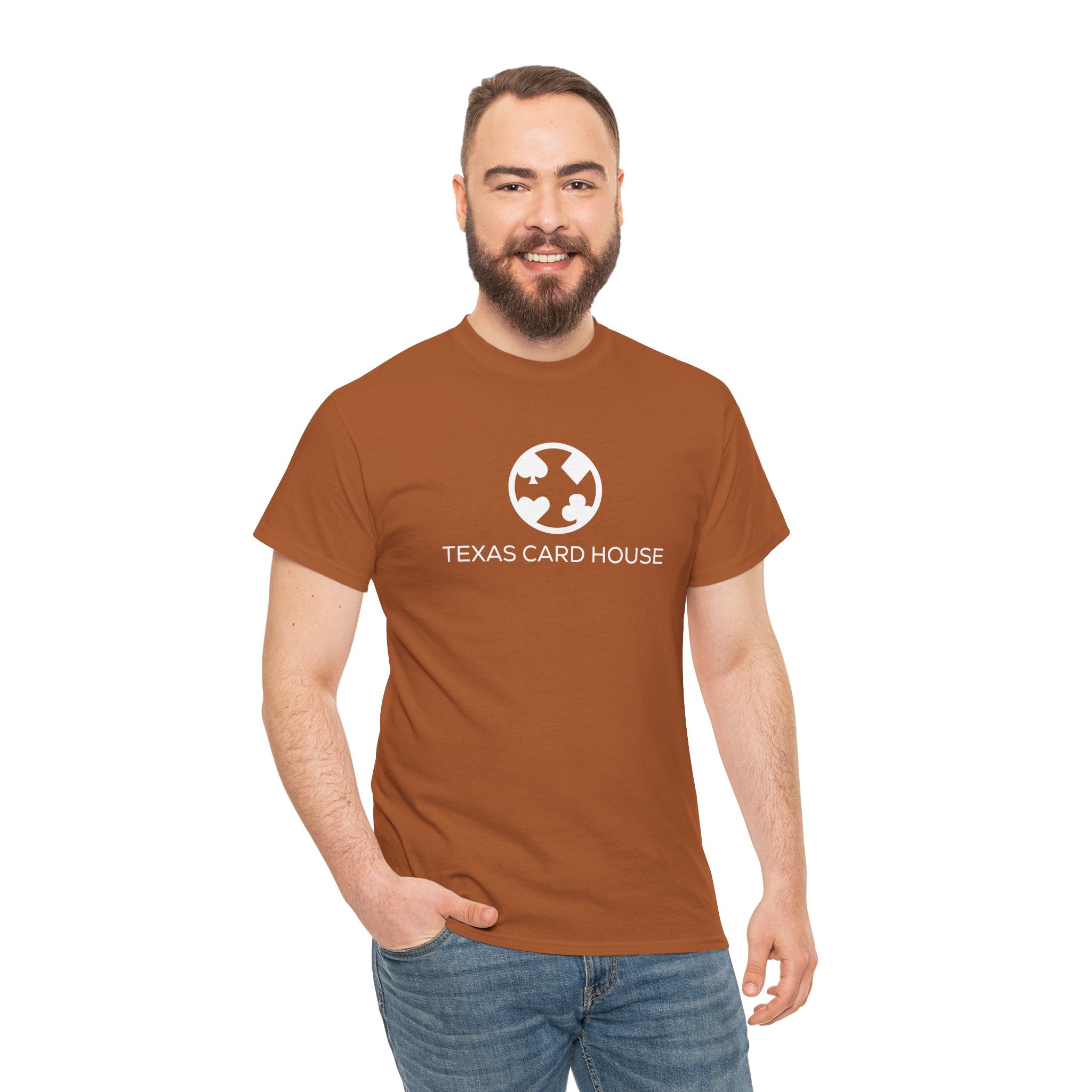 Texas Card House Unisex Heavy Cotton Tee