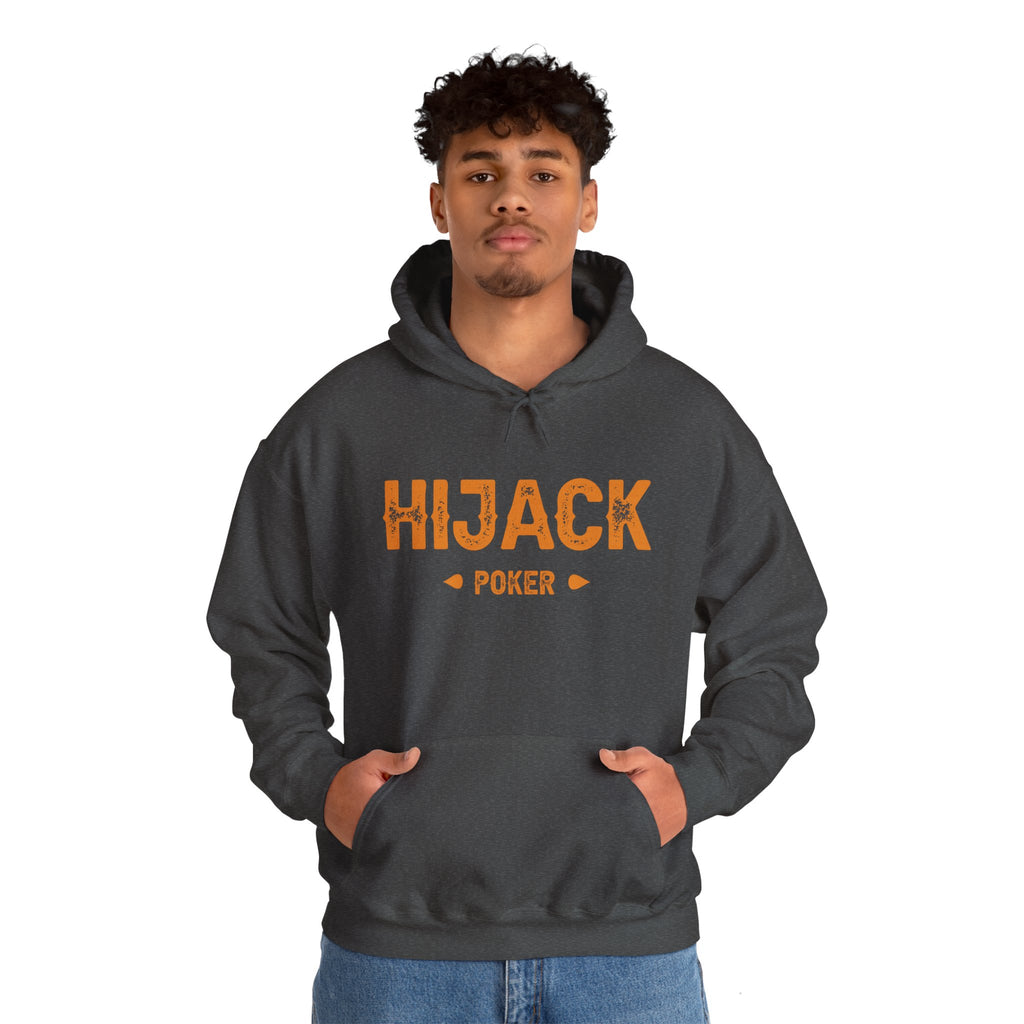 Hijack Orange Logo Unisex Heavy Blend™ Hooded Sweatshirt