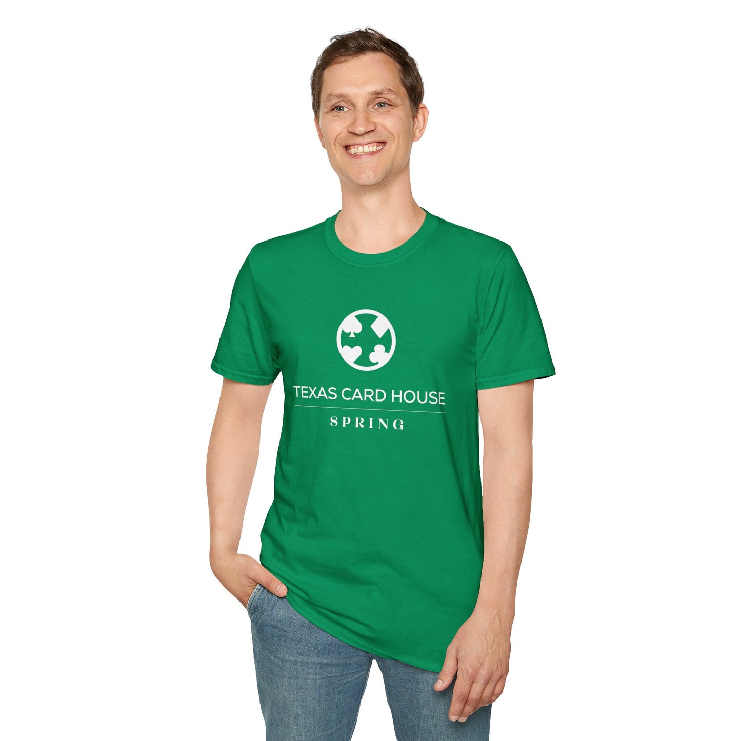 Texas Card House Spring Unisex Softstyle T-Shirt