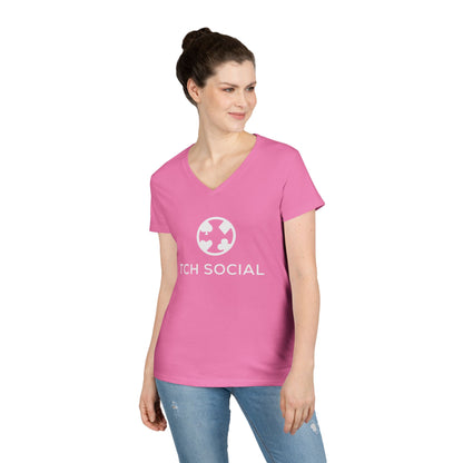 TCH Social Ladies' V-Neck T-Shirt