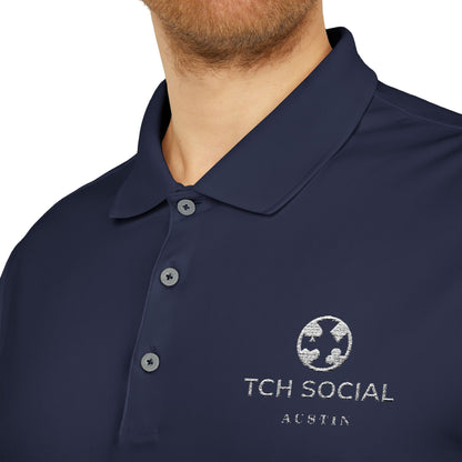 TCH Social Austin Adidas Unisex Performance Polo