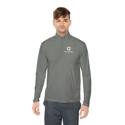 TCH Social Unisex Quarter-Zip Pullover