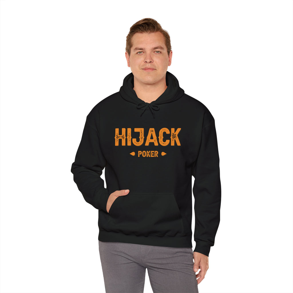 Hijack Orange Logo Unisex Heavy Blend™ Hooded Sweatshirt